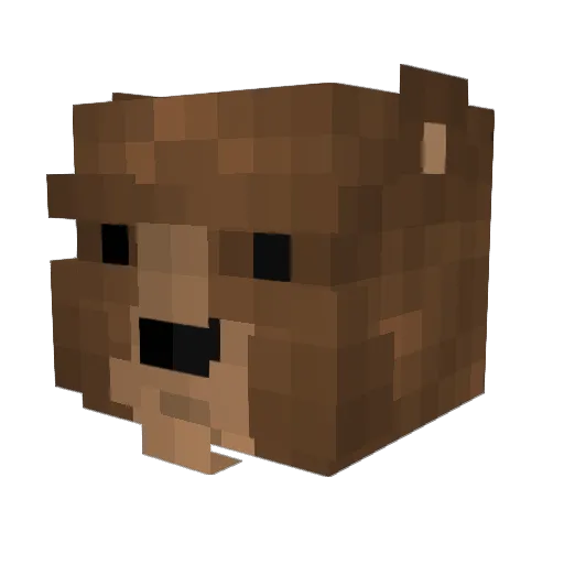 TheRealSudzee Minecraft avatar head, 3D render