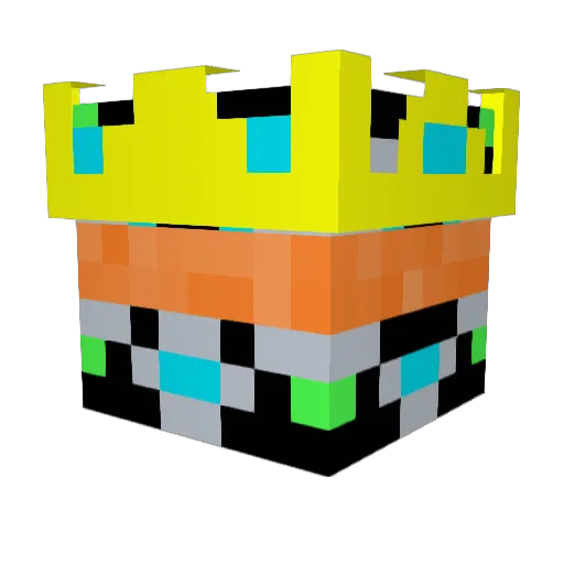 TheRealTavlo Minecraft avatar head, 3D render