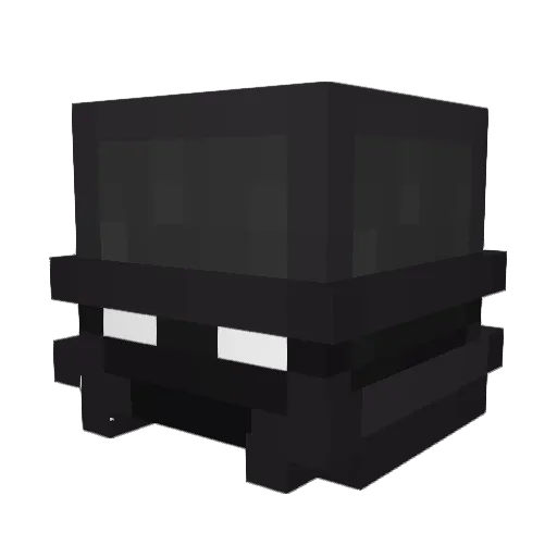 TheRealWithyx Minecraft avatar head, 3D render