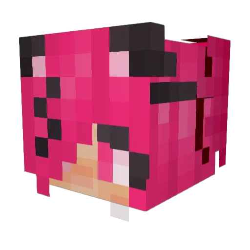 TheRealYocoYash Minecraft avatar head, 3D render