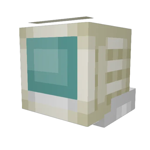TheReal_Jerome Minecraft avatar head, 3D render