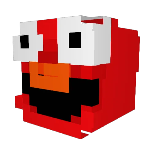 TheRealestJenn Minecraft avatar head, 3D render
