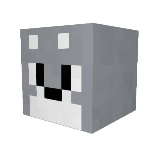 TheRealestNicoo Minecraft avatar head, 3D render