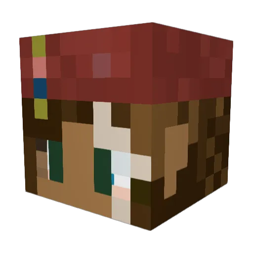TheReaper2116 Minecraft avatar head, 3D render