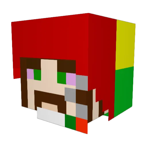 TheRebel420_mc Minecraft avatar head, 3D render