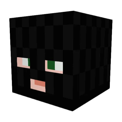 TheRecipitive21 Minecraft avatar head, 3D render