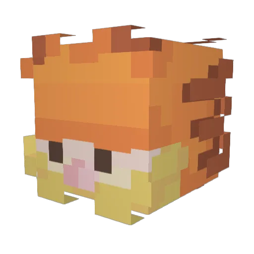 TheRedBaron42069 Minecraft avatar head, 3D render