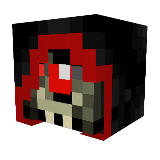 TheRedHammer80 Minecraft avatar head, 3D render