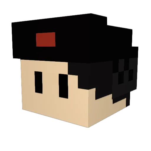 TheRedHighlander Minecraft avatar head, 3D render
