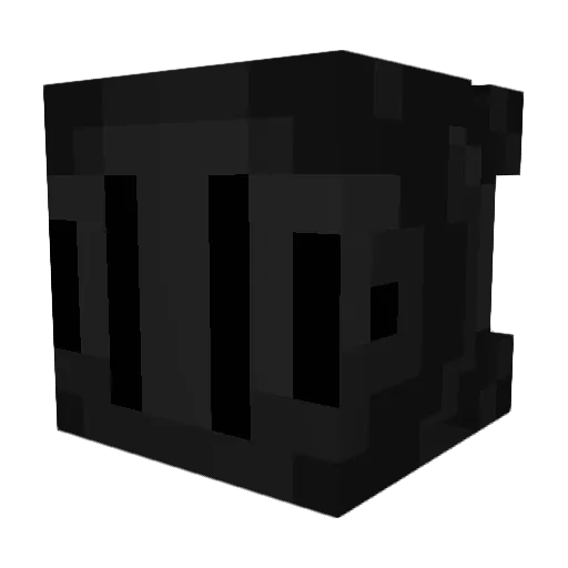 TheRedKnight Minecraft avatar head, 3D render