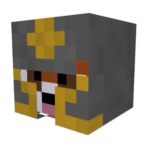TheRedPandaAngel Minecraft avatar head, 3D render