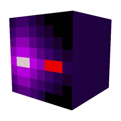 TheRedShadoww Minecraft avatar head, 3D render