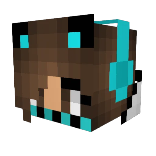TheRedSunrise Minecraft avatar head, 3D render