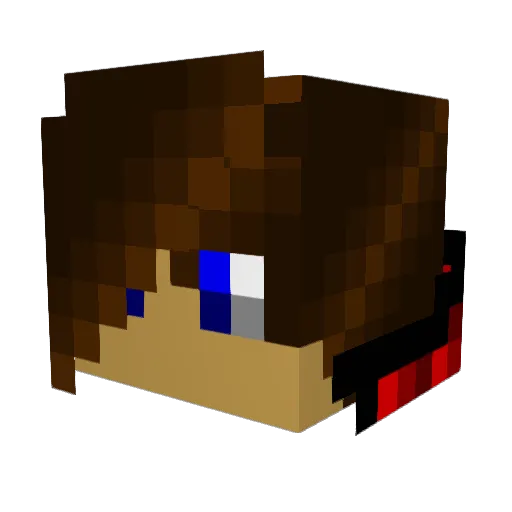 TheReederLord Minecraft avatar head, 3D render