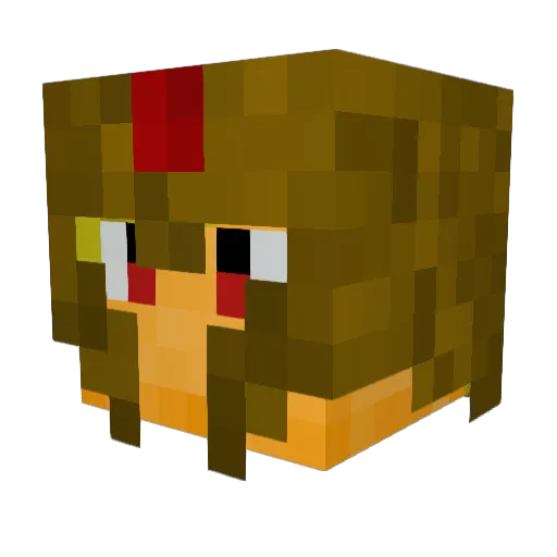 TheRevan Minecraft avatar head, 3D render