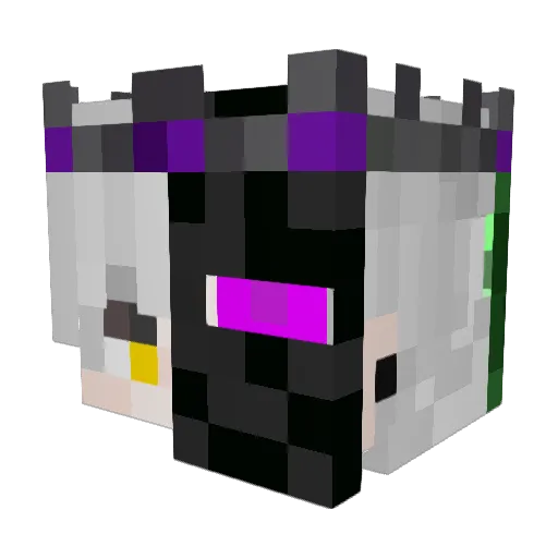 TheRevich Minecraft avatar head, 3D render