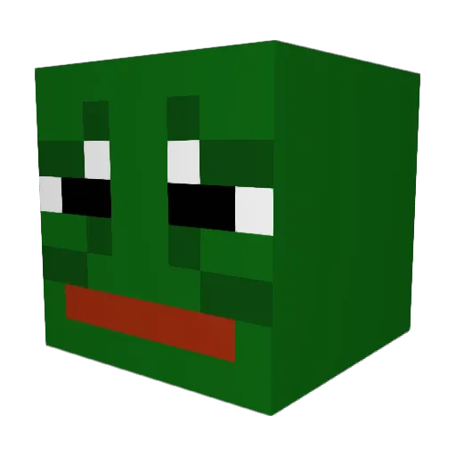 TheRevoemag Minecraft avatar head, 3D render