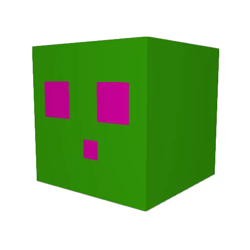TheRexProject Minecraft avatar head, 3D render