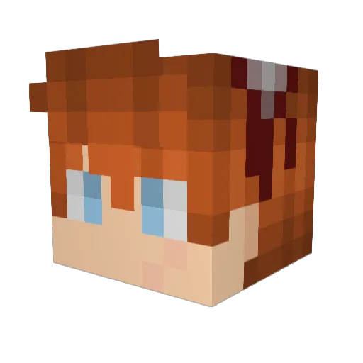 TheRhymerGuy Minecraft avatar head, 3D render