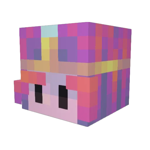 TheRiceGoblin Minecraft avatar head, 3D render