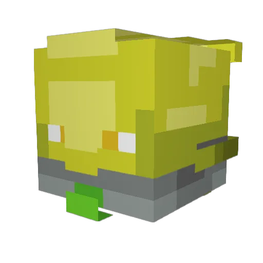 TheRicocette77 Minecraft avatar head, 3D render