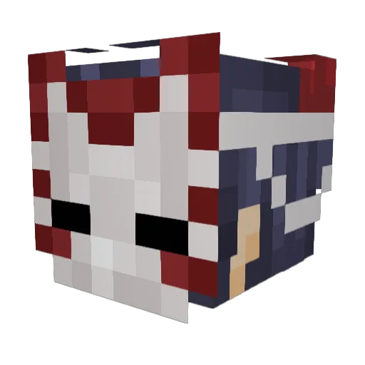 TheRippah420 Minecraft avatar head, 3D render