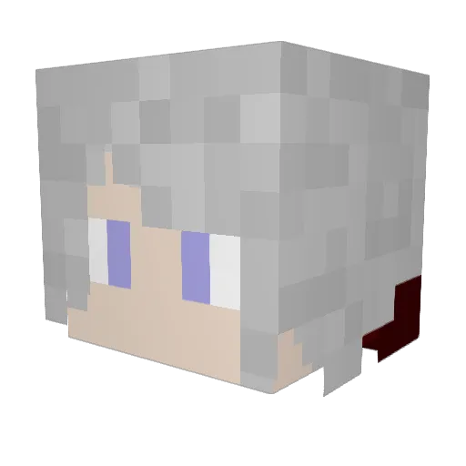 TheRipper147 Minecraft avatar head, 3D render