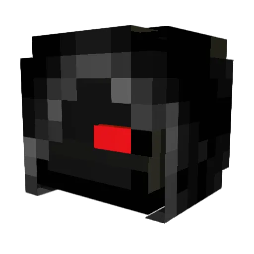 TheRising22 Minecraft avatar head, 3D render