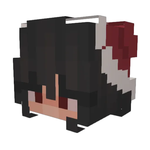 TheRizzon Minecraft avatar head, 3D render