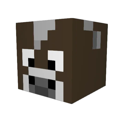 TheRobin777 Minecraft avatar head, 3D render