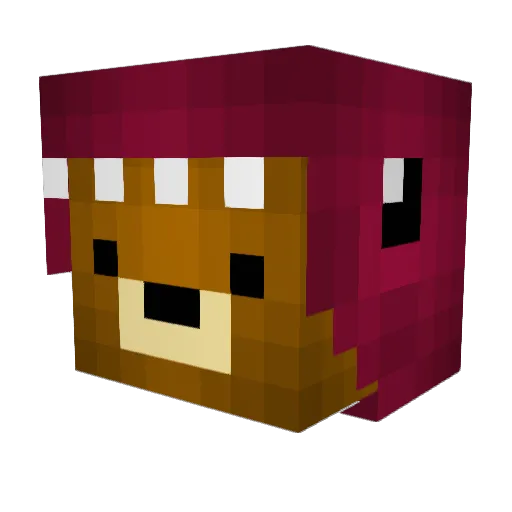 TheRock3112 Minecraft avatar head, 3D render