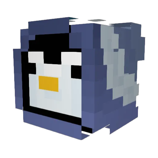 TheRockPlayz Minecraft avatar head, 3D render