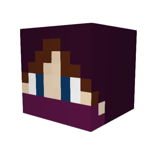 TheRogue03 Minecraft avatar head, 3D render