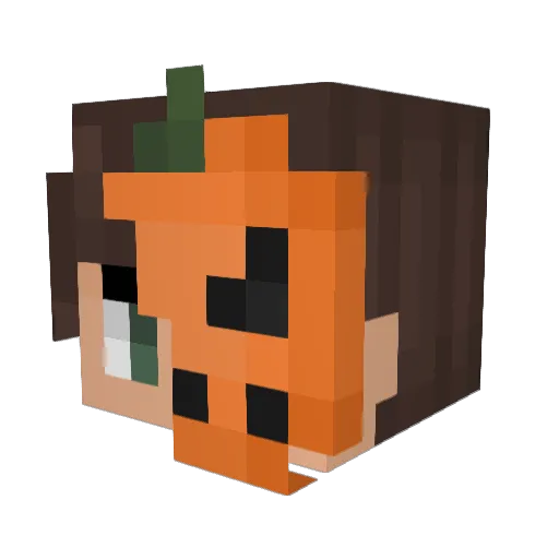 TheRogueChampion Minecraft avatar head, 3D render