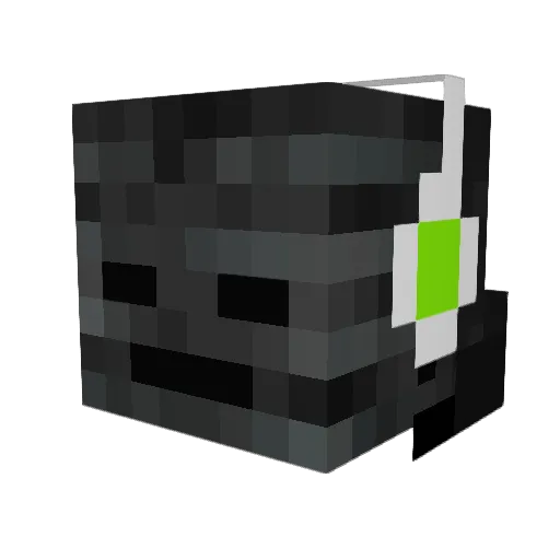TheRogueReaper Minecraft avatar head, 3D render