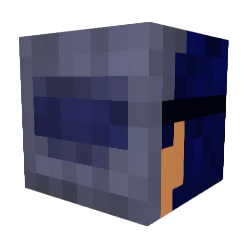 TheRomanE Minecraft avatar head, 3D render