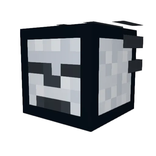 TheRoyalA Minecraft avatar head, 3D render