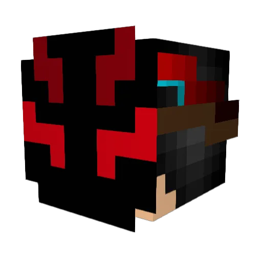 TheRyujin768 Minecraft avatar head, 3D render