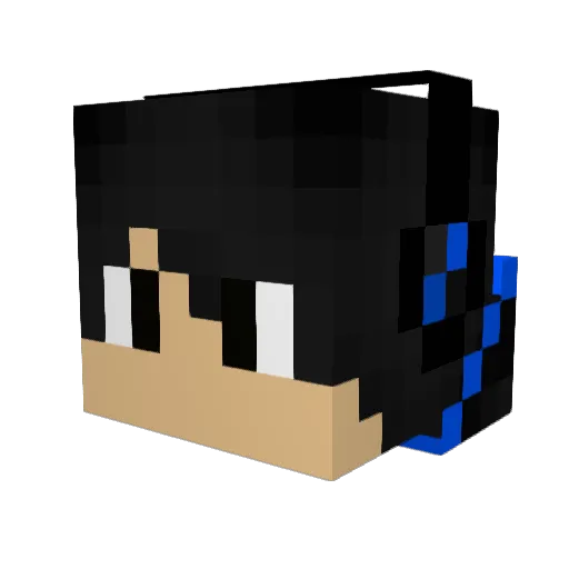 TheS3iant Minecraft avatar head, 3D render