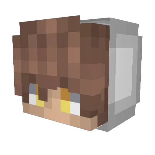 TheSKD_ Minecraft avatar head, 3D render