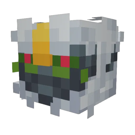 TheSacredChurro Minecraft avatar head, 3D render
