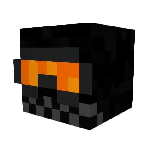 TheSadSausage Minecraft avatar head, 3D render