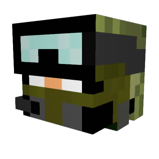 TheSaddestboy Minecraft avatar head, 3D render