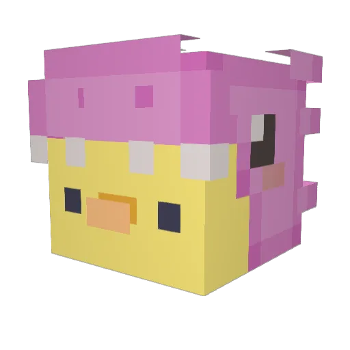 TheSafeHaven_ Minecraft avatar head, 3D render