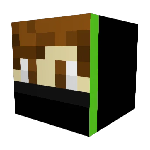 TheSaimon Minecraft avatar head, 3D render
