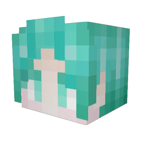 TheSaintGenex Minecraft avatar head, 3D render