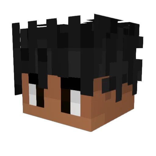 TheSamir02 Minecraft avatar head, 3D render
