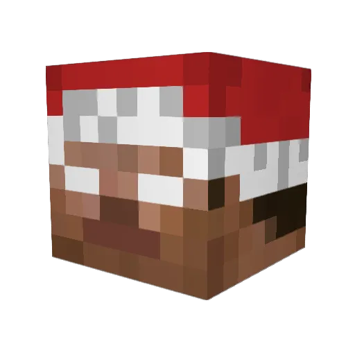 TheSandwich12 Minecraft avatar head, 3D render