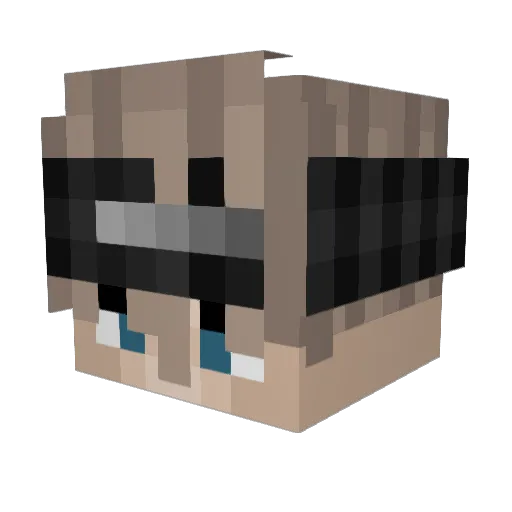 TheSauceGvd Minecraft avatar head, 3D render