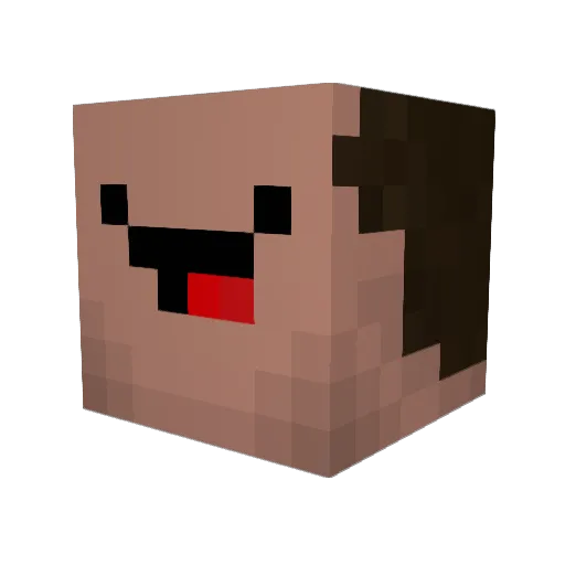 TheScapegoat Minecraft avatar head, 3D render